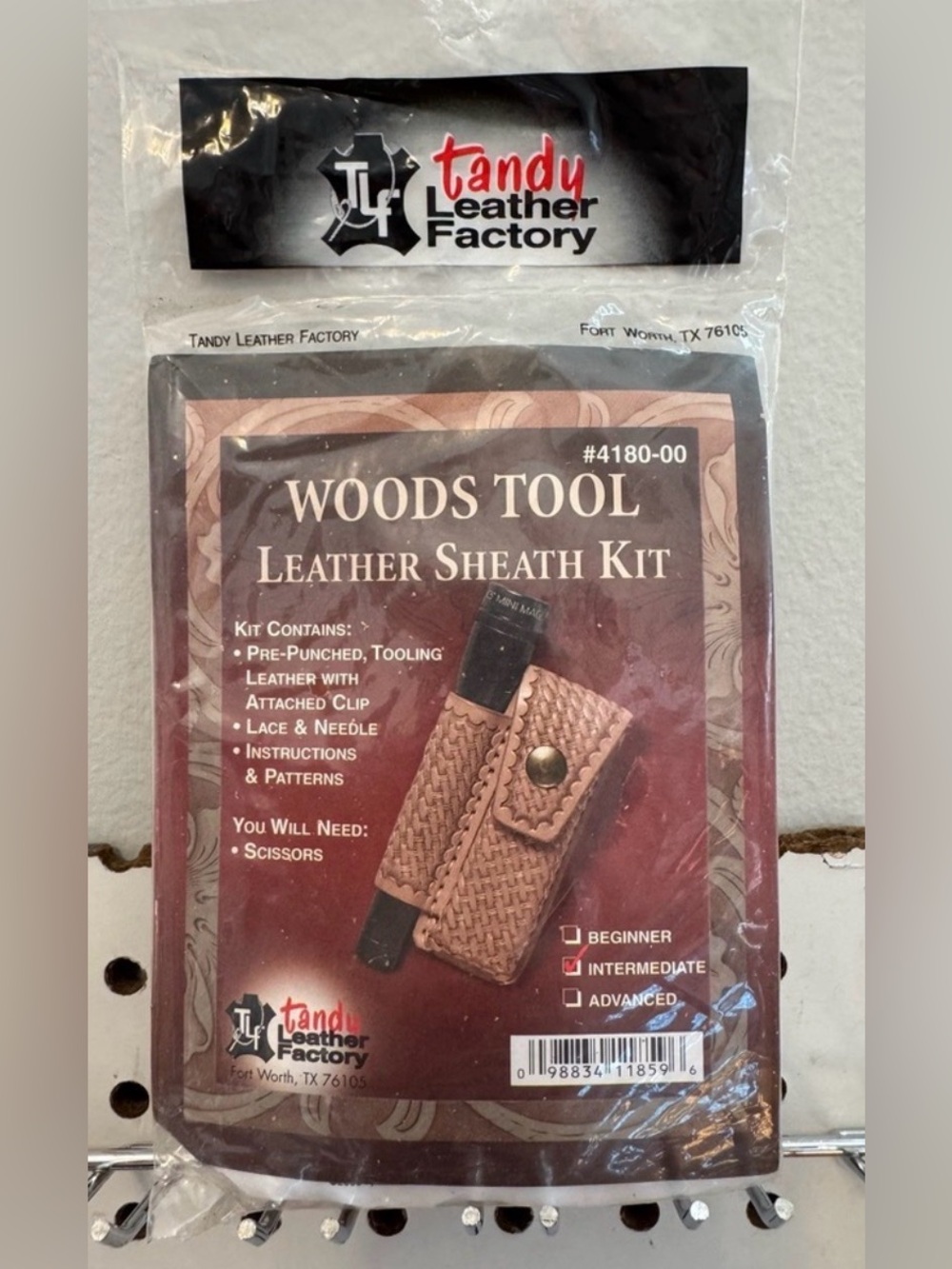 Tandy Leather Factory Woods Tool Leather Sheath Kit